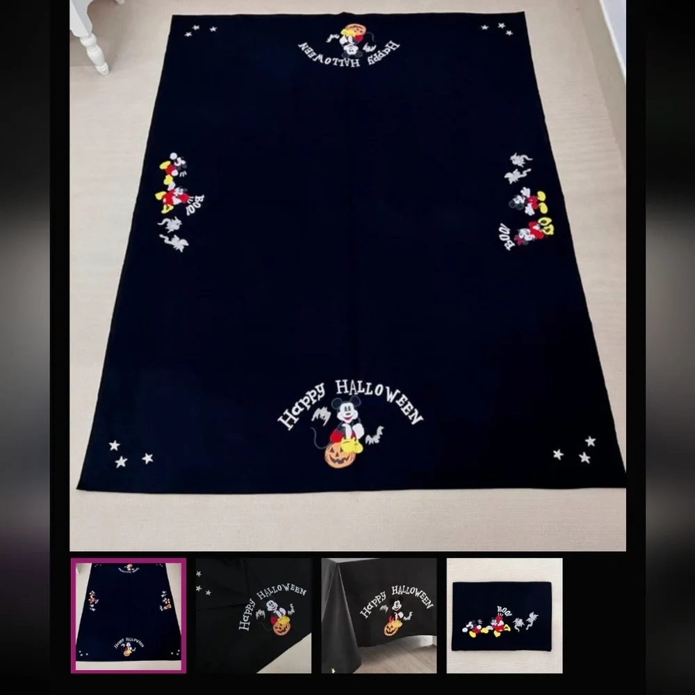 New Mickey Mouse Halloween Tablecloth Holiday Party Table Decoration Disney